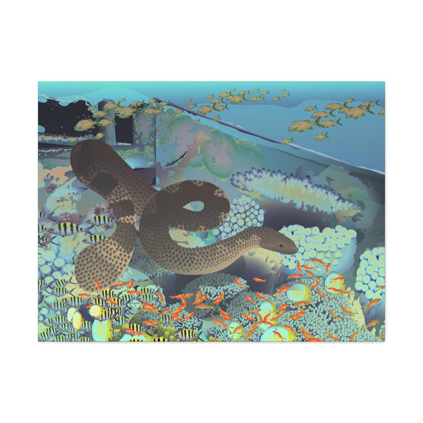 Sea Snake Canvas Gallery Wraps
