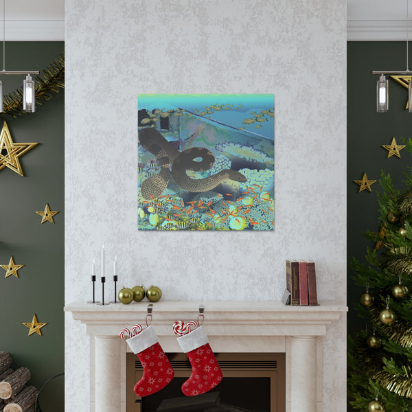 Sea Snake Canvas Gallery Wraps