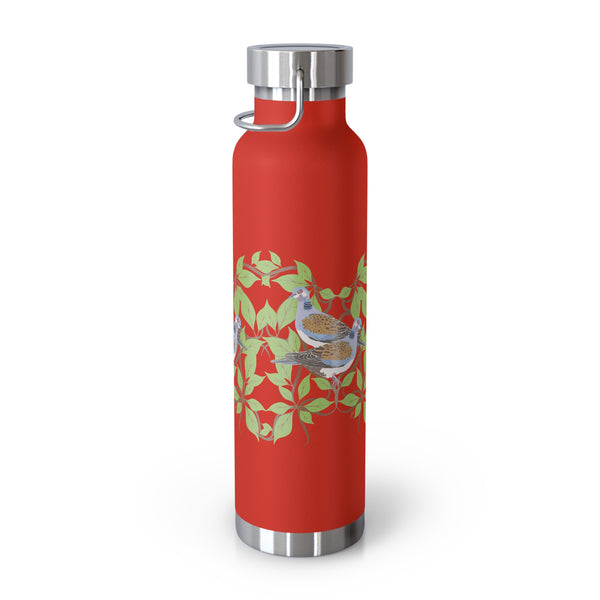 Two Turtle Doves Copper Vacuum Insulated Bottle, 22oz
