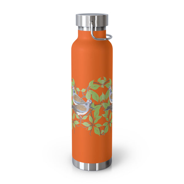 Two Turtle Doves Copper Vacuum Insulated Bottle, 22oz
