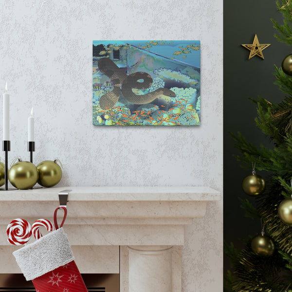 Sea Snake Canvas Gallery Wraps