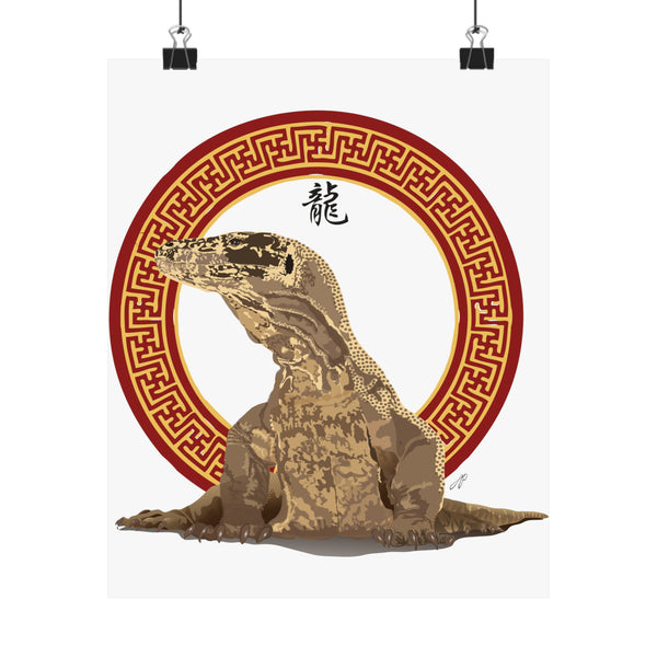 Komodo Dragon Premium Matte vertical posters