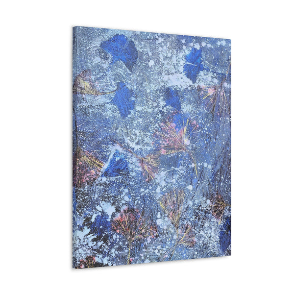 Leaves in Frost  Canvas Gallery Wraps