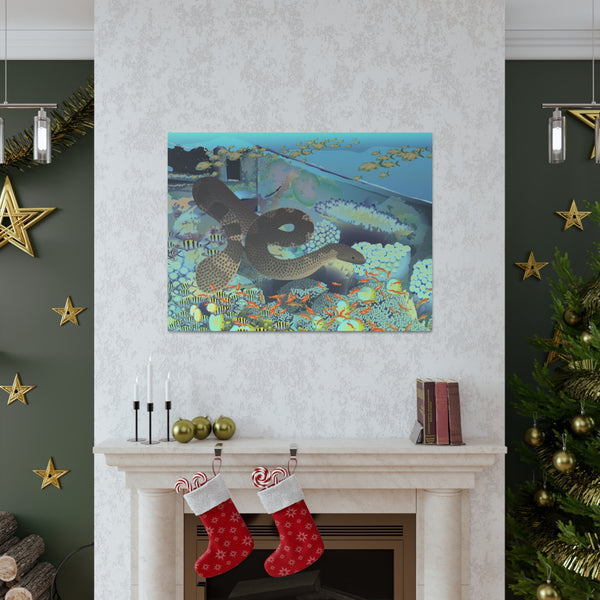 Sea Snake Canvas Gallery Wraps