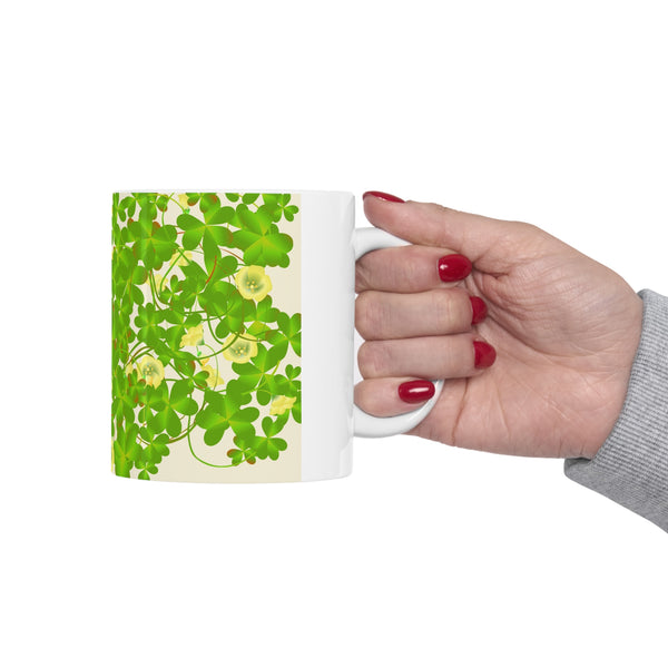 Clover Ceramic Mug 11oz