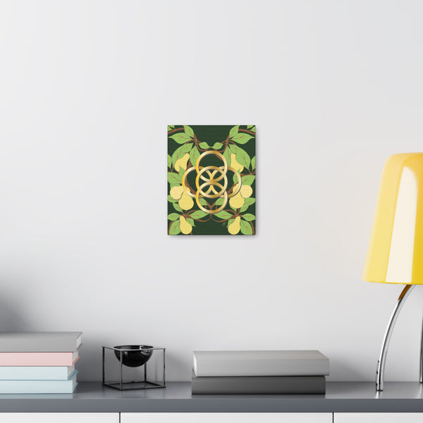 Five Golden Rings of Christmas  Canvas Gallery Wraps