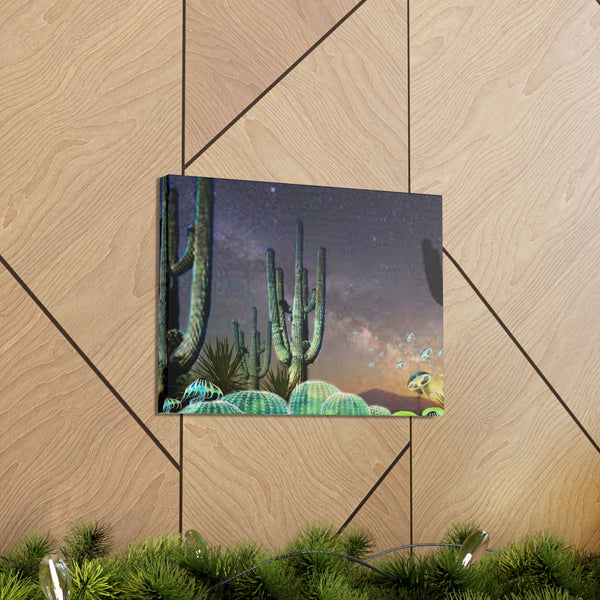 Cactus Glow Gallery Wraps