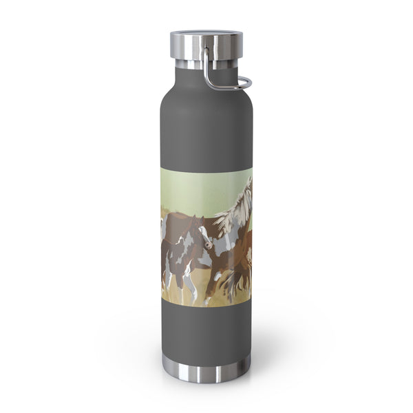 Mustangs Copper Vacuum Insulated Bottle, 22oz