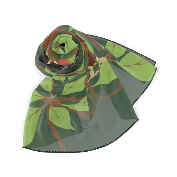 Three French Hens Poly Scarf