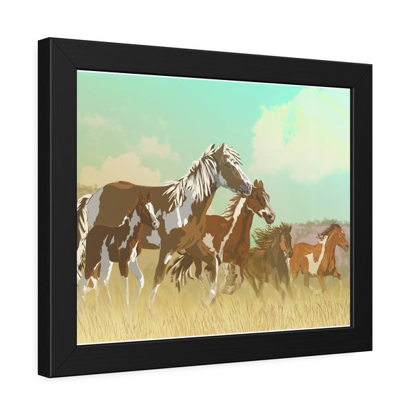 Mustangs Framed Paper Posters