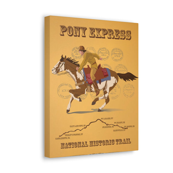 Pony Express Canvas Gallery Wraps