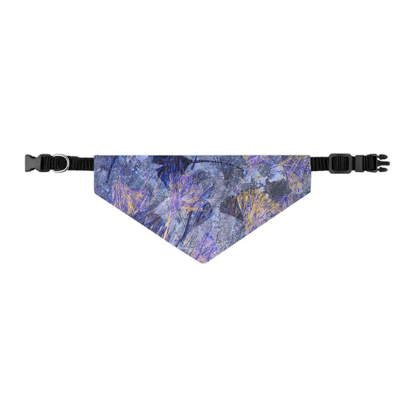 Ginkgo Leaves in Water  Pet Bandana Collar
