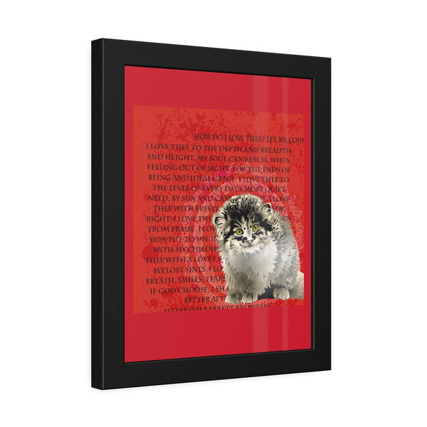 Love Pallas Cat Framed Paper Posters