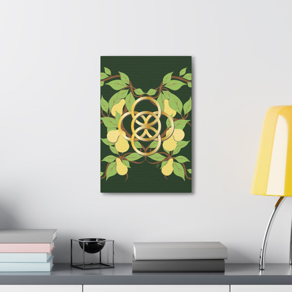 Five Golden Rings of Christmas  Canvas Gallery Wraps