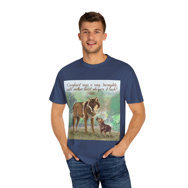 Sing Love Unisex Garment-Dyed T-shirt