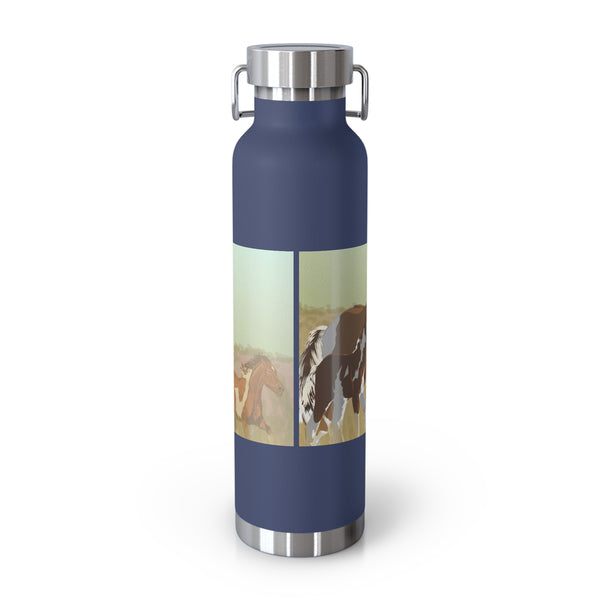 Mustangs Copper Vacuum Insulated Bottle, 22oz
