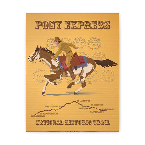 Pony Express Canvas Gallery Wraps