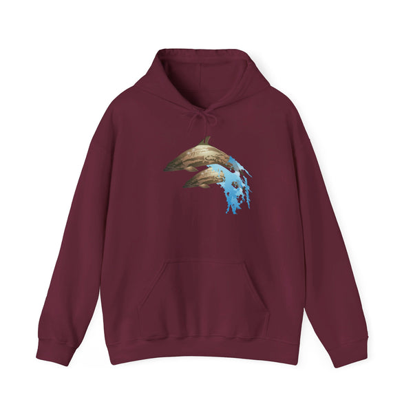 Dolphin Love Unisex Heavy Blend™ Hooded Sweatshirt