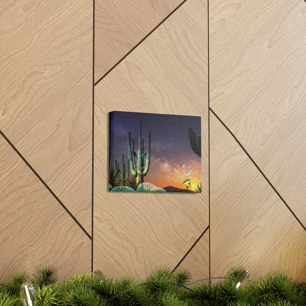 Cactus Glow Gallery Wraps