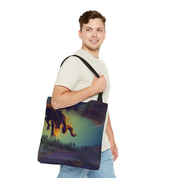 Dragon AOP Tote Bag