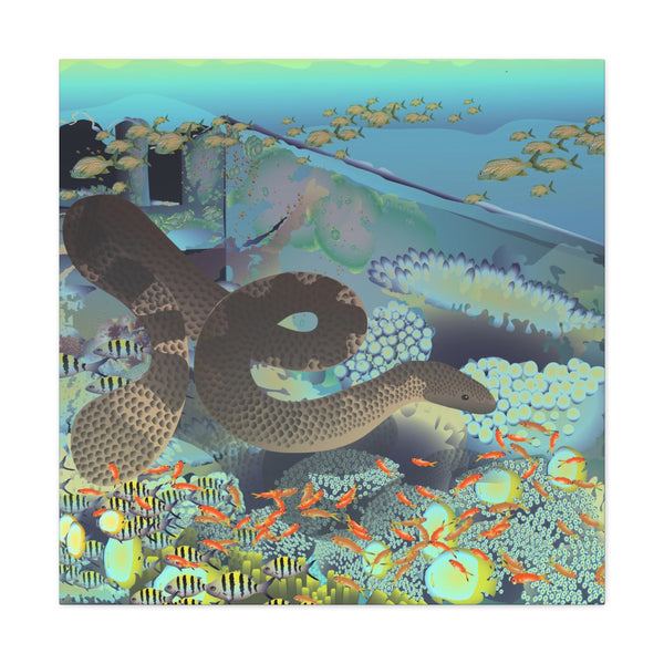 Sea Snake Canvas Gallery Wraps