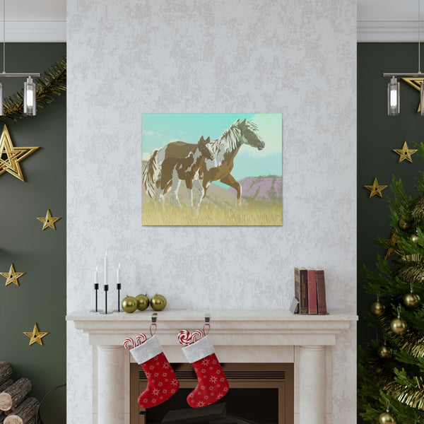 Mare and Colt Gallery Wraps