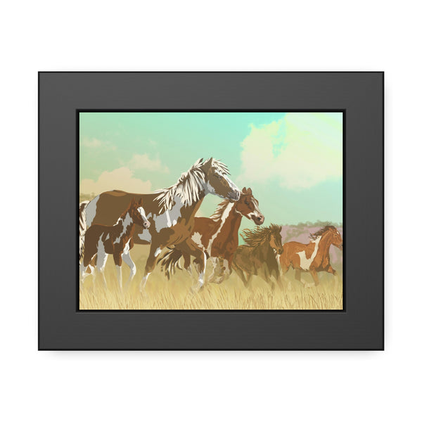 Mustangs Framed Paper Posters