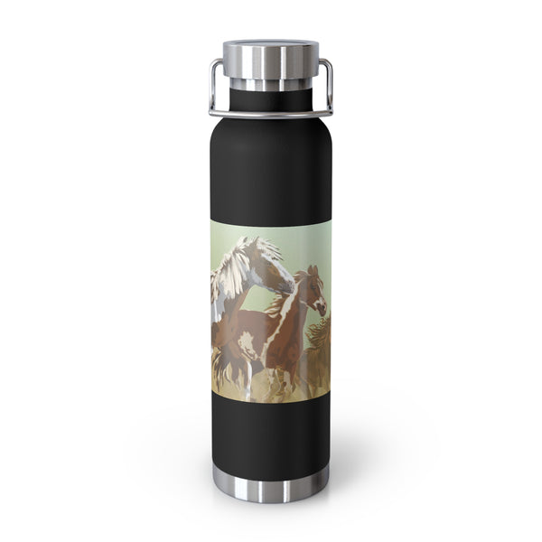 Mustangs Copper Vacuum Insulated Bottle, 22oz