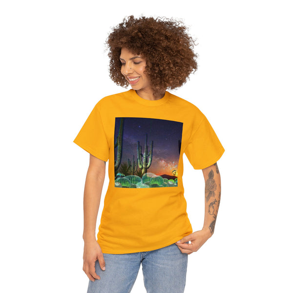 Cactus Glow Unisex Heavy Cotton Tee