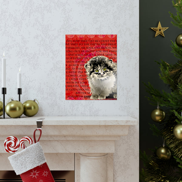 Pallas Cat Love Premium Matte vertical posters