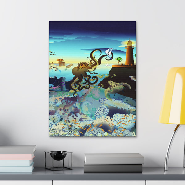 Above and Below Biscayne Bay  Canvas Gallery Wraps