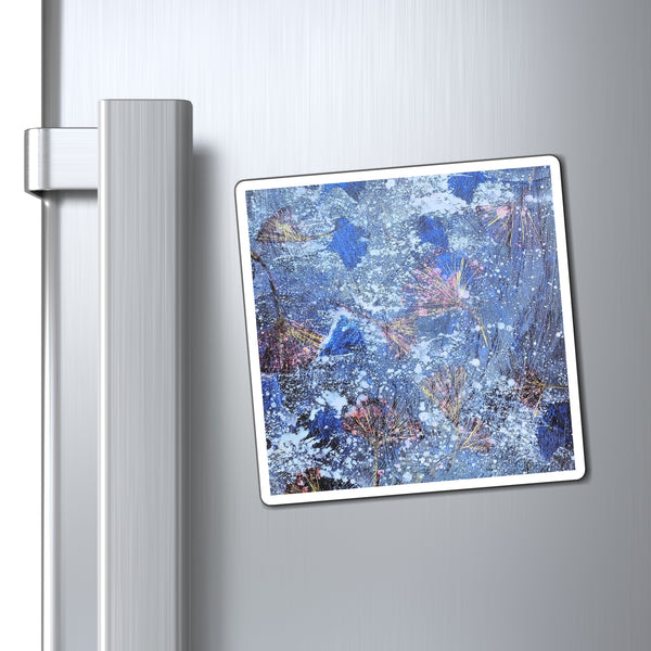 Gingko Leaves in Frost Magnet