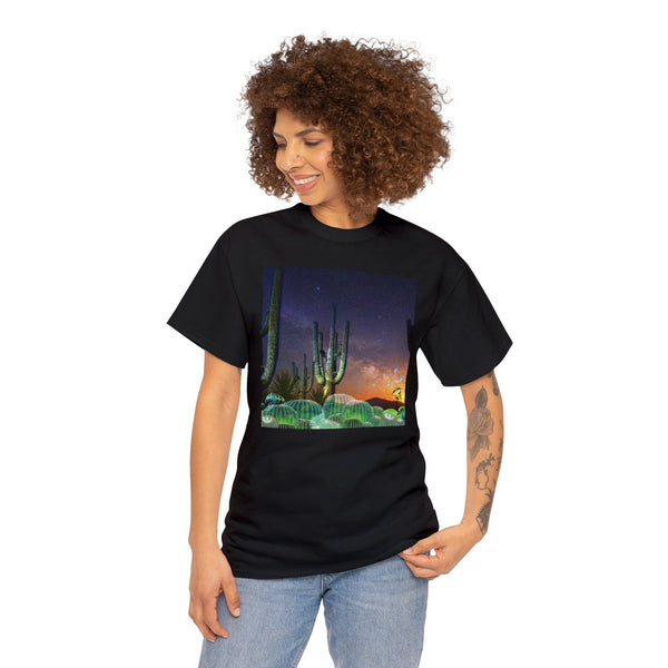 Cactus Glow Unisex Heavy Cotton Tee