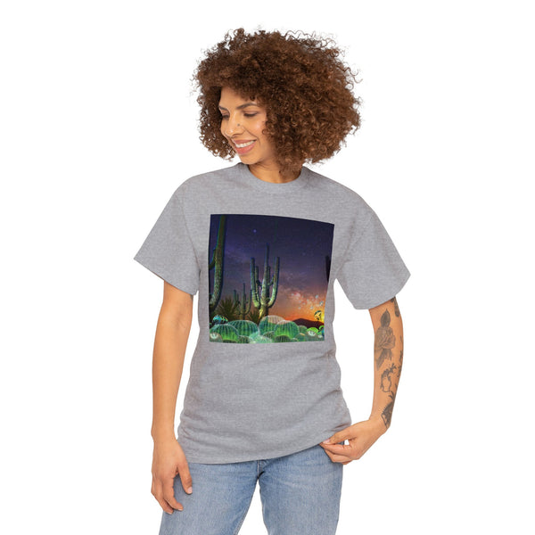Cactus Glow Unisex Heavy Cotton Tee
