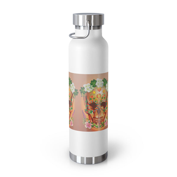 Dia de Muertos Copper Vacuum Insulated Bottle, 22oz