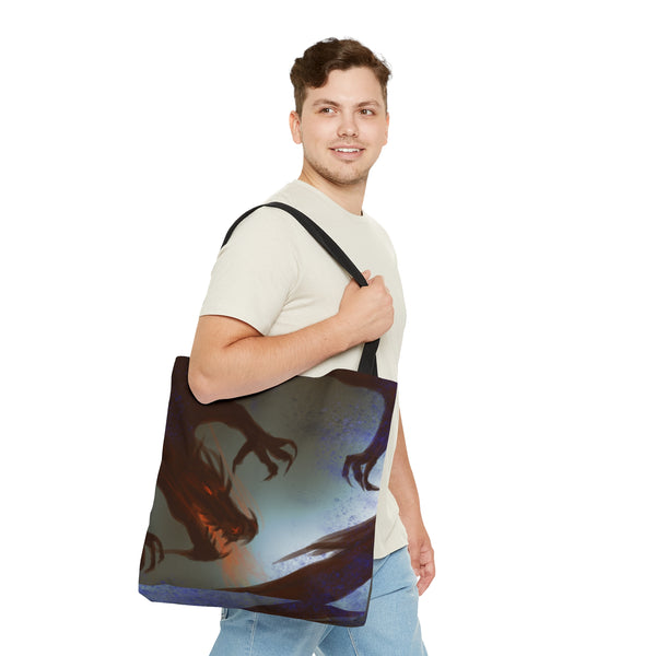 Flying Dragon AOP Tote Bag