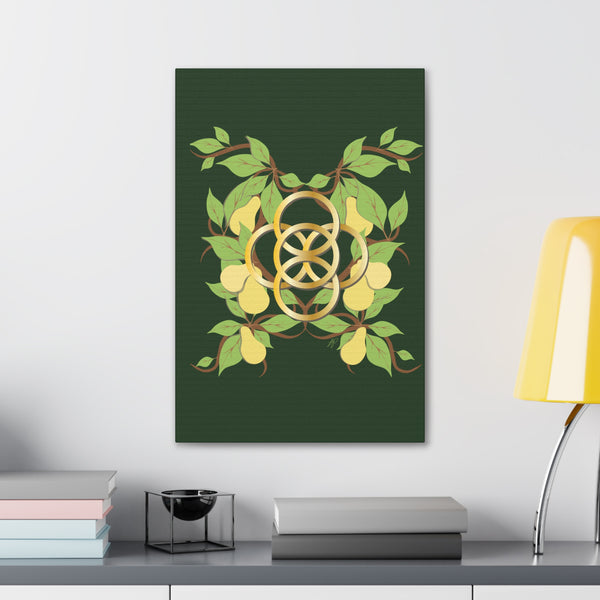 Five Golden Rings of Christmas  Canvas Gallery Wraps