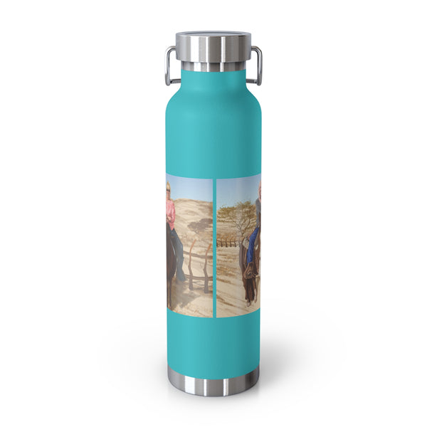 Hank and Friends Copper Vacuum Insulated Bottle, 22oz