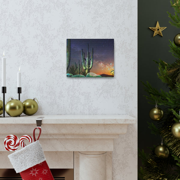 Cactus Glow Canvas Gallery Wraps