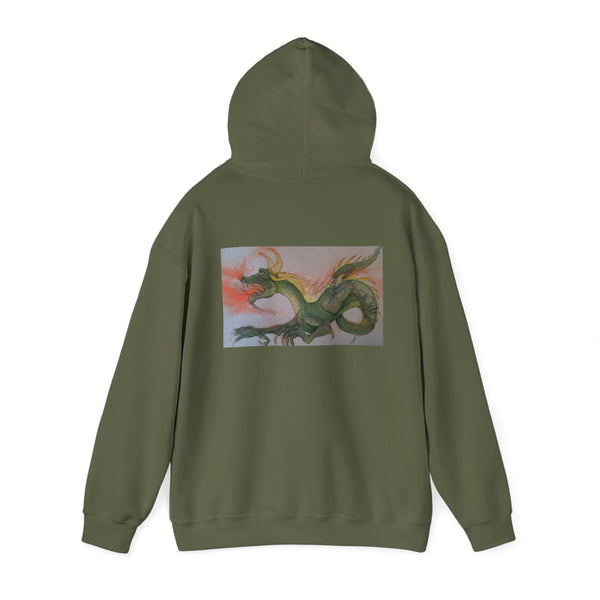 Doodle Dragon Unisex Heavy Blend™ Hooded Sweatshirt