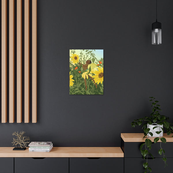 Sunflower Fairy  Canvas Gallery Wraps