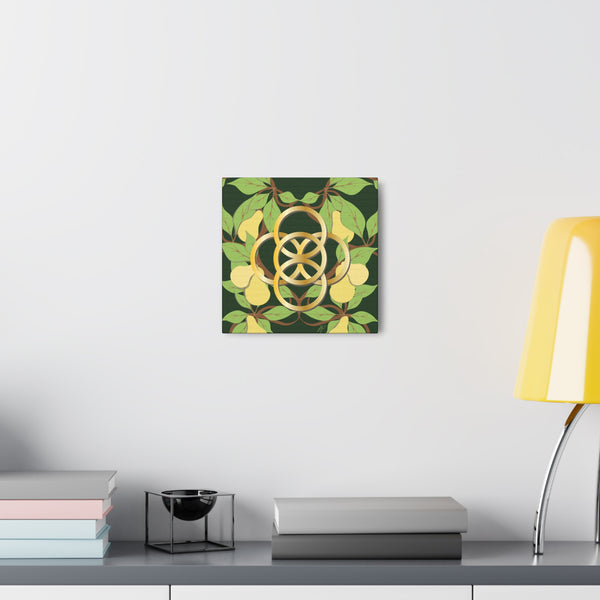 Five Golden Rings of Christmas  Canvas Gallery Wraps