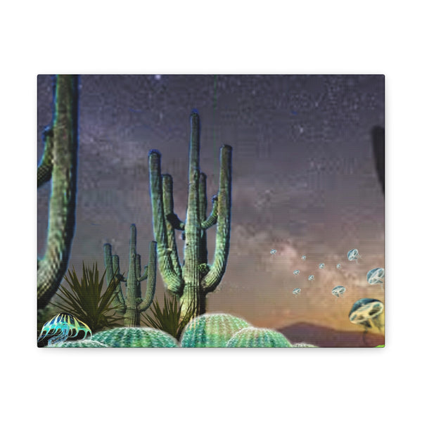 Cactus Glow Gallery Wraps