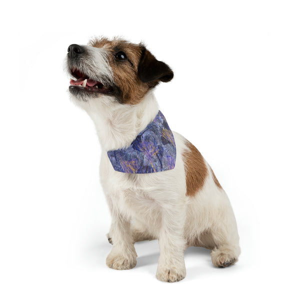 Ginkgo Leaves in Water  Pet Bandana Collar