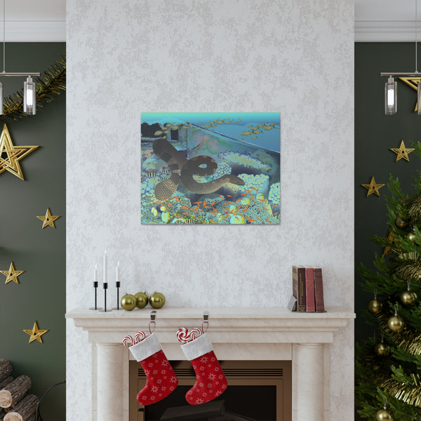 Sea Snake Canvas Gallery Wraps
