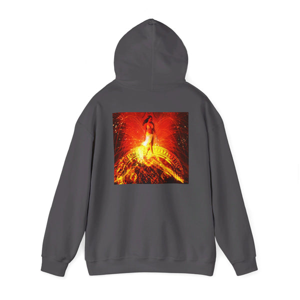 Madam Pele, Volcano Goddess Unisex Heavy Blend™ Hooded Sweatshirt