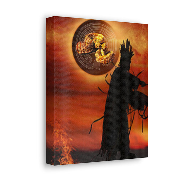 Snake Shaman Canvas Gallery Wraps