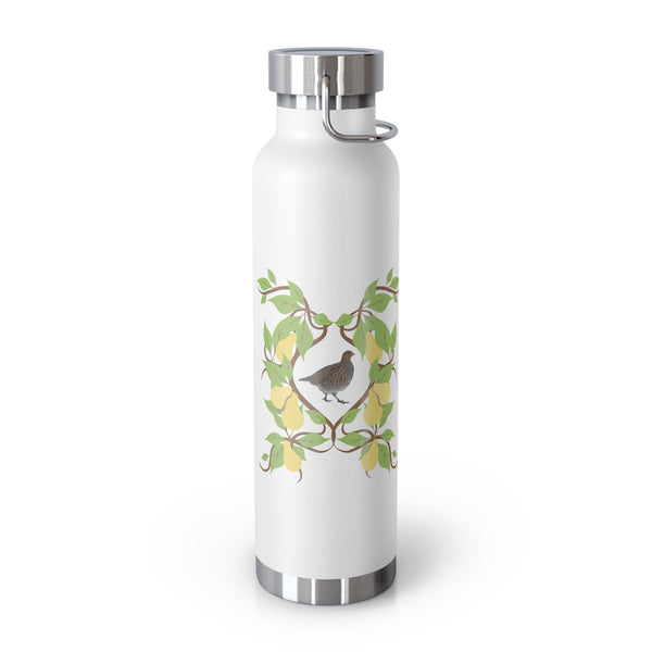Partridge N Pear Copper Vacuum Insulated Bottle, 22oz
