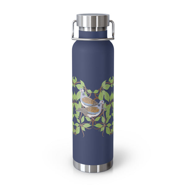 Two Turtle Doves Copper Vacuum Insulated Bottle, 22oz