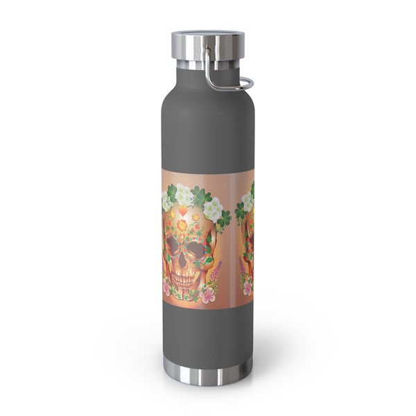 Dia de Muertos Copper Vacuum Insulated Bottle, 22oz